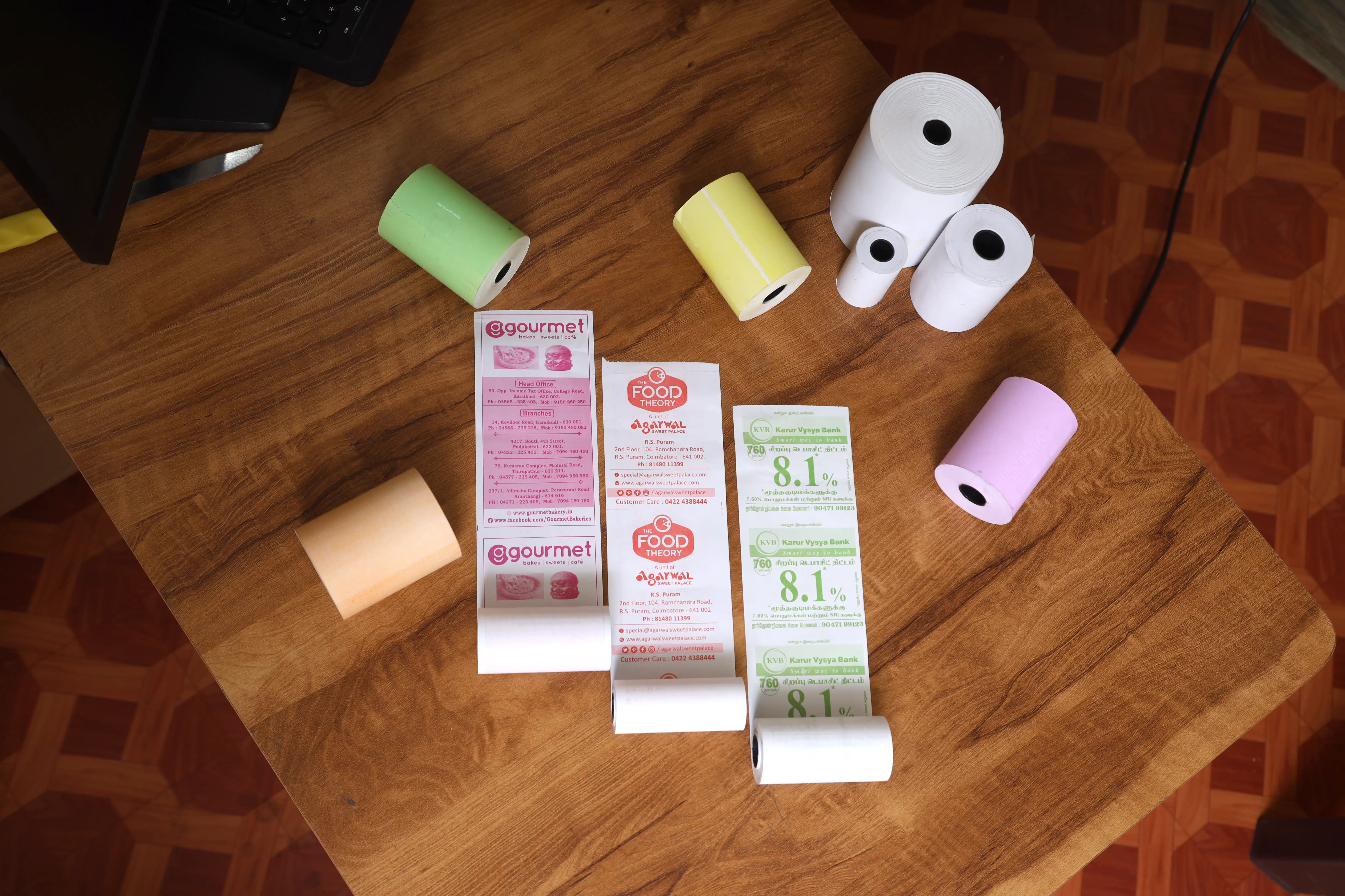 Pre-Printed Rolls